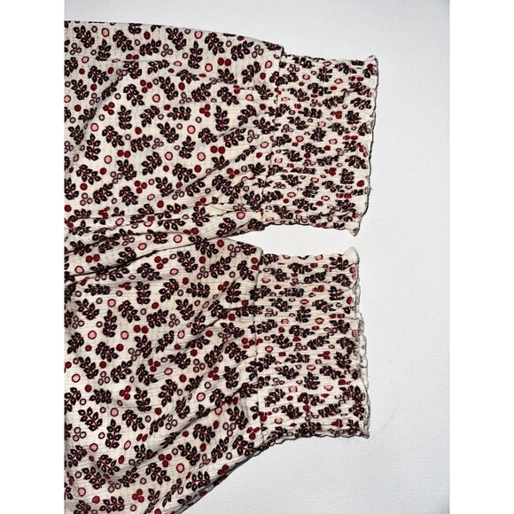 Torrid Textured Jersey Choker Neck Smocked Bottom Top Shirt Blouse 5X 28 NWT - Picture 7 of 10